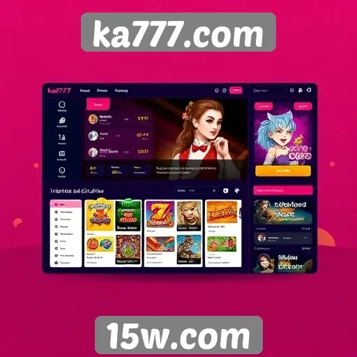 Análise da interface do usuário do ka777.com